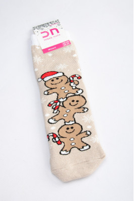 Шкарпетки жіночі новорічні махрові